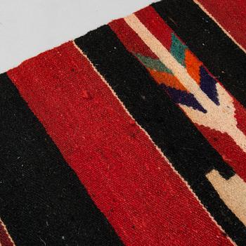 A 1930's Finnish flat weave runner. Circa 355x80 cm.