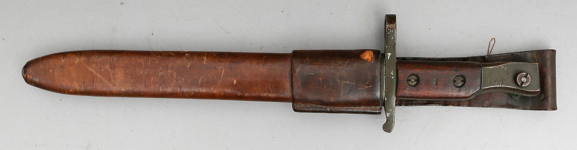 BAJONETT, Ross Rifle Co, Quebec, 1907.