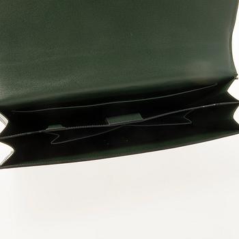 A Green Taiga Leather Serviette Laguito Briefcase.