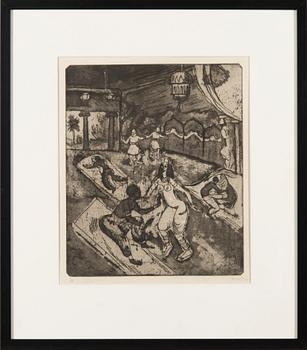 HERMANN MAX PECHSTEIN, "RUSSISCHES BALLETT III".