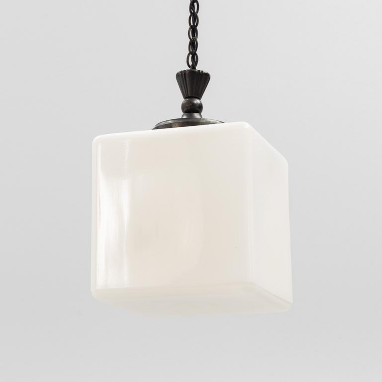 Harald Notini, a ceiling lamp, variant of model "10119", Arvid Böhlmarks Lampfabrik, 1930s.