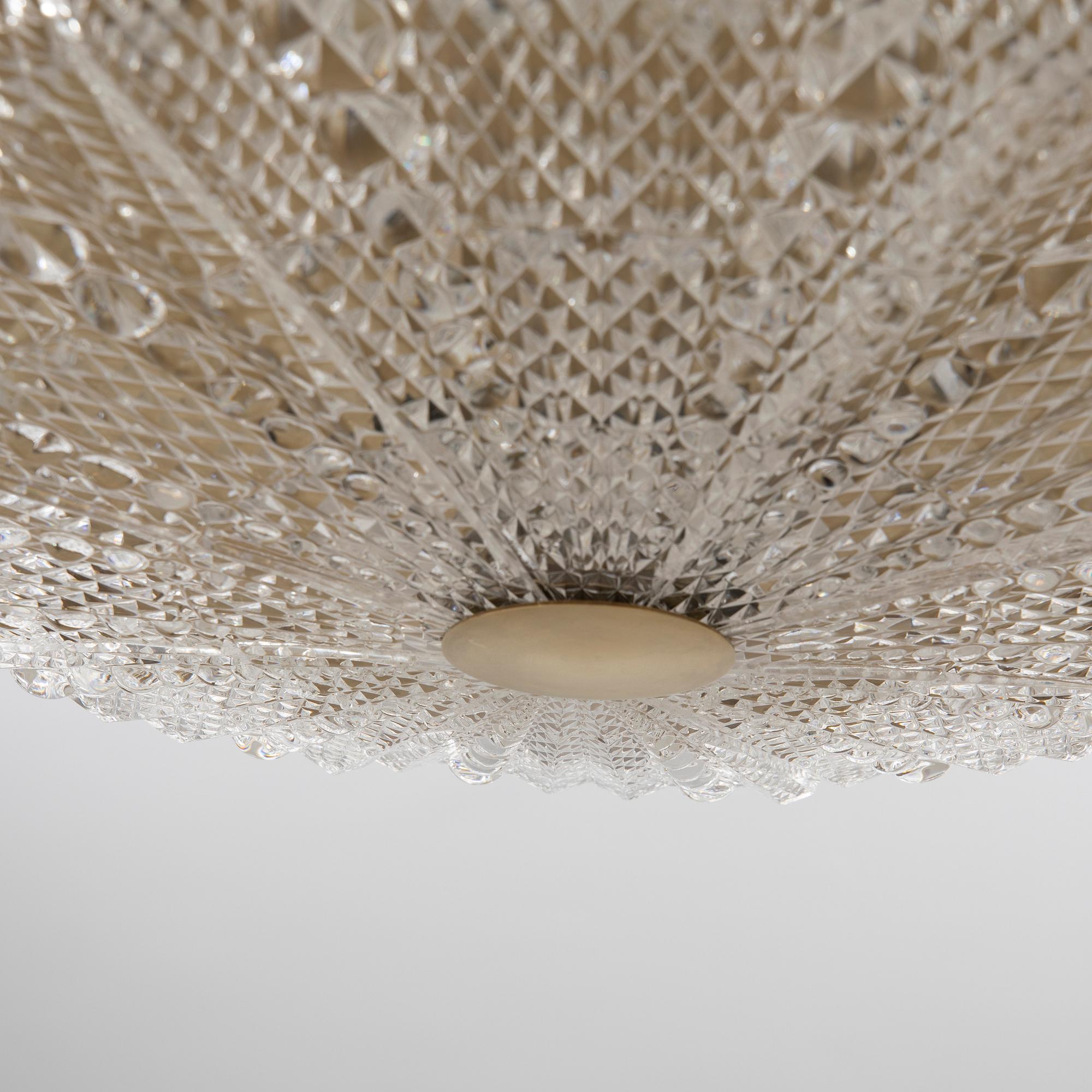 Carl Fagerlund, taklampa, Orrefors, 1900-talets andra hälft.