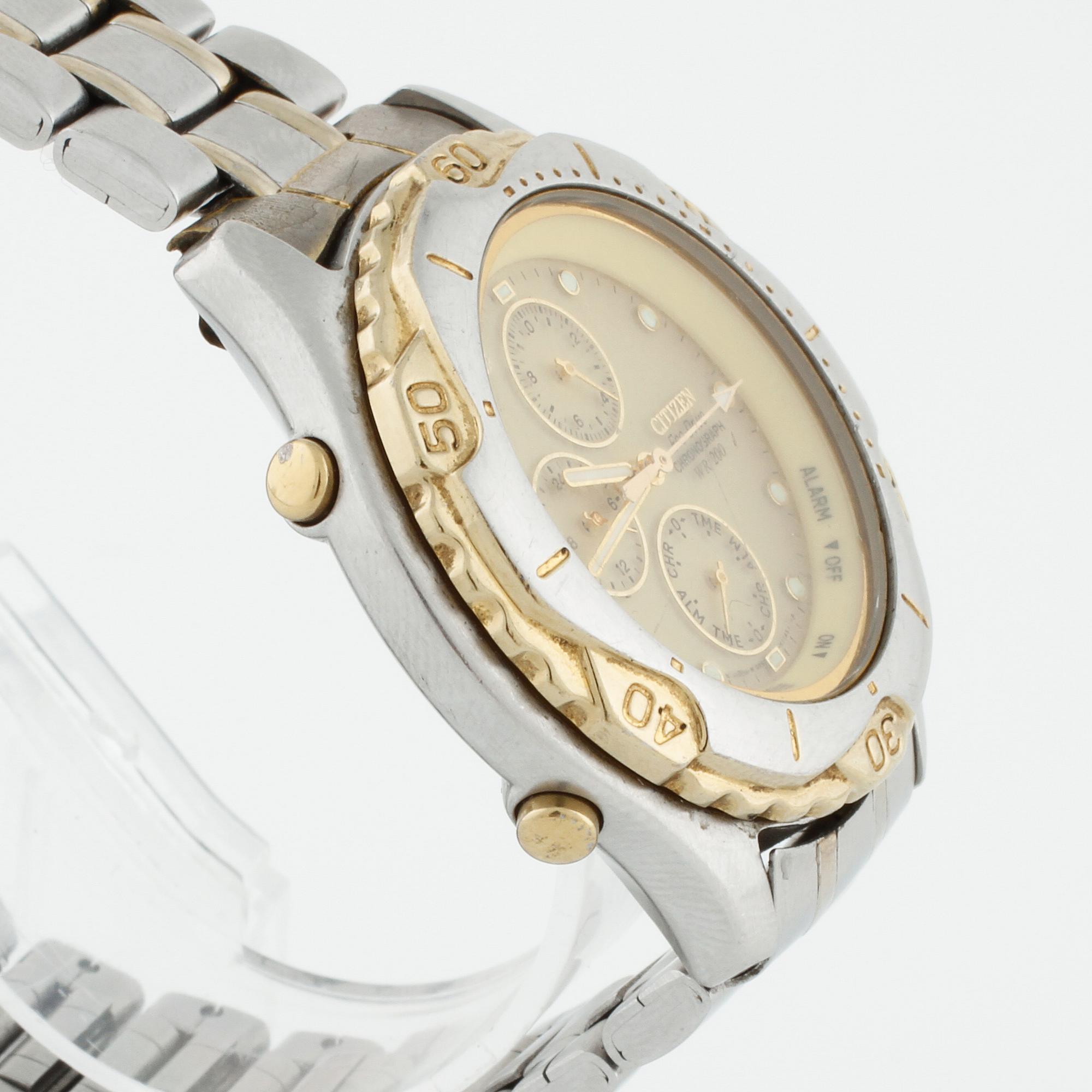 Citizen eco drive alarm chronograph wr 200 new arrivals