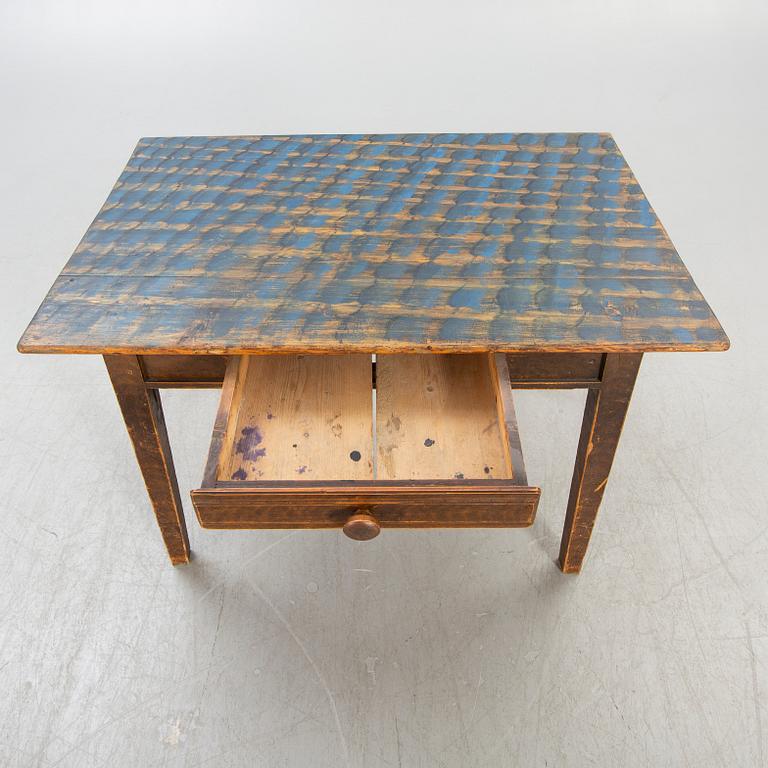 A painted late 19th century Swedish table.