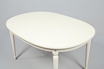 MATSALSGRUPP, 5 delar, gustaviansk stil, 1900-talets andra hälft.