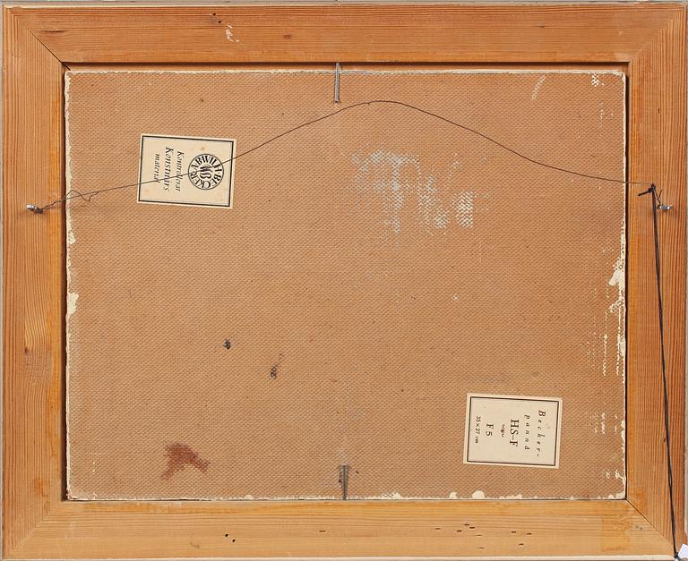 LINDORM LILJEFORS, olja på pannå, signerad och daterad -50.