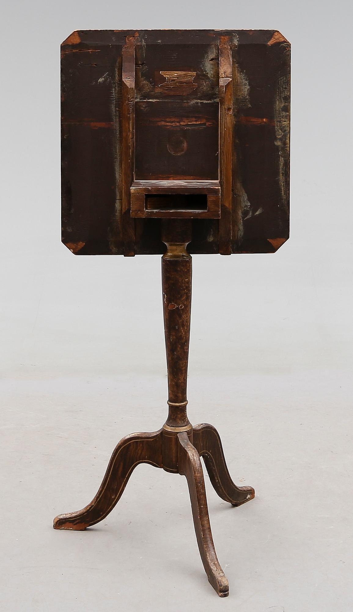 FÄLLBORD, tillskriven Johan Nils Asplind, sent 1700-/tidigt 1800-tal.