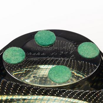 Sven Palmqvist, a 'Kraka' glass vase, Orrefors.