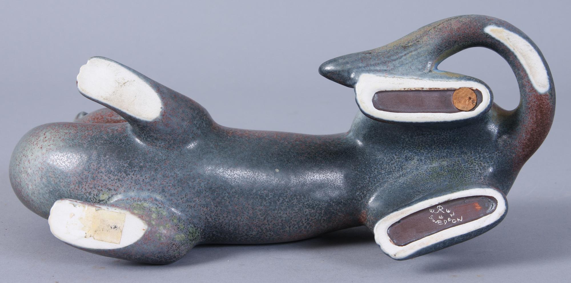 FIGURINER, 3 st, stengods, bl a Gunnar Nylund, Rörstrand.