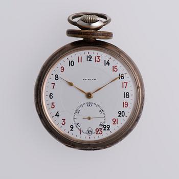 ZENITH, taskukello, 24H näyttö, halkaisija 52 mm.