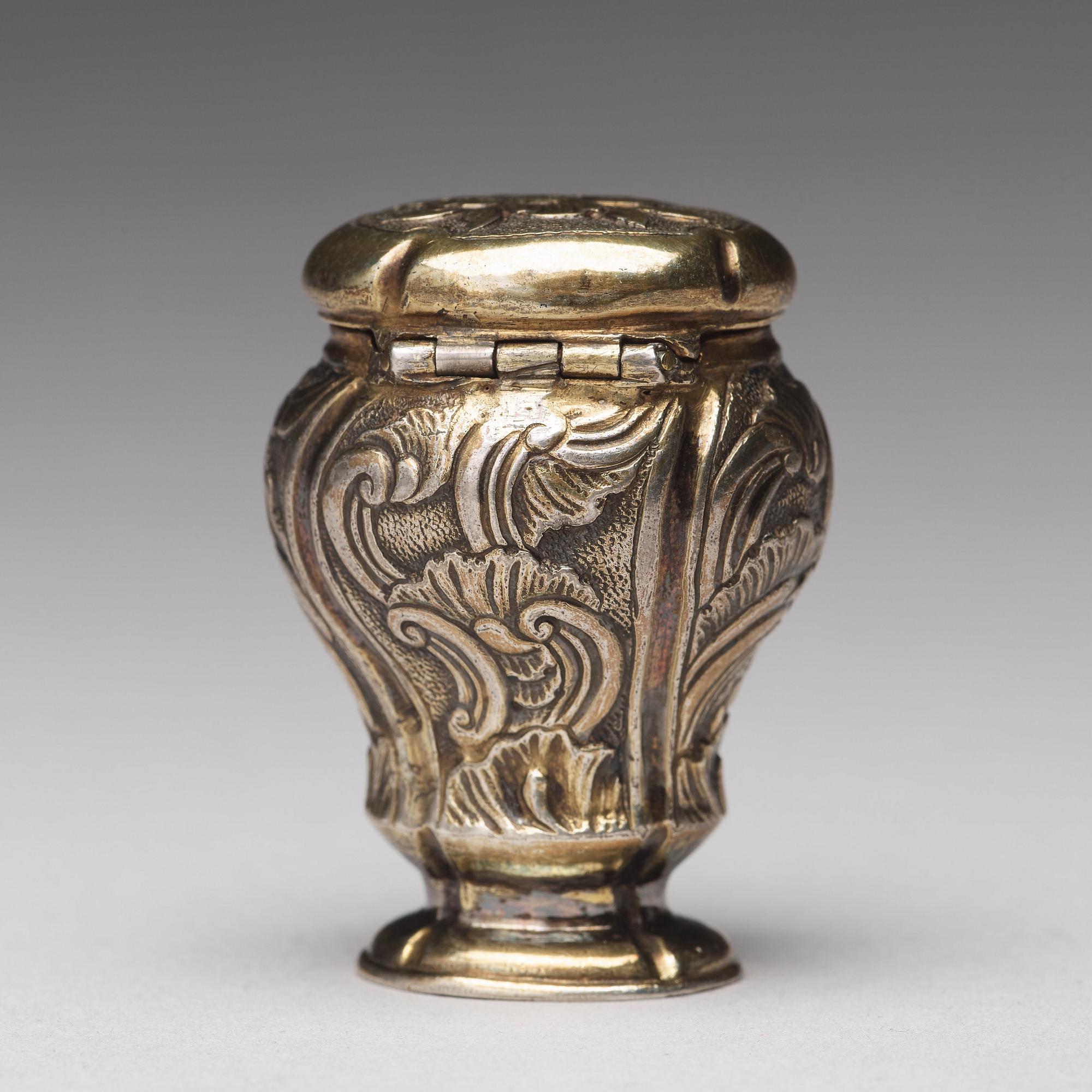 A Swedish 18th century silver-gilt snuff-box, mark of Ferdinand Sehl, Stockholm 1771.