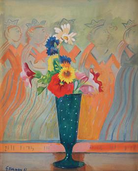 317. Einar Nerman, Blomsterstilleben.