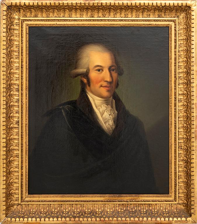 Niklas Hagelberg attributed, Portrait of Professor Adolf Murray.