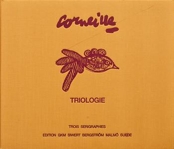 BEVERLOO CORNEILLE, mapp, 3 st. Serigrafier, numrerade, signerade och daterade -91. 10/160. GKM edition.