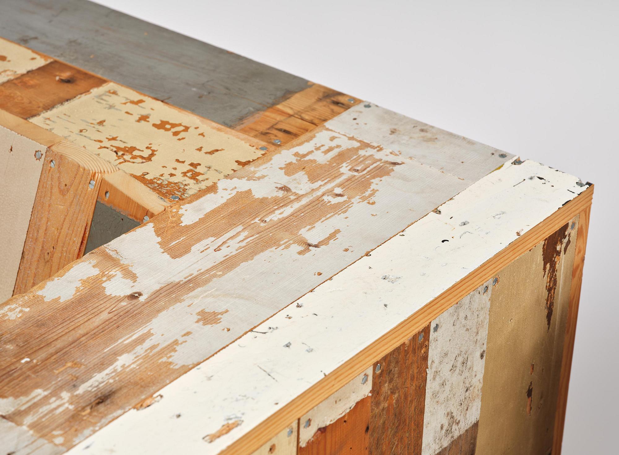 Piet Hein Eek, Armchairs, a pair, “Large Scrapwood Chair”, the Netherlands, after 2008.