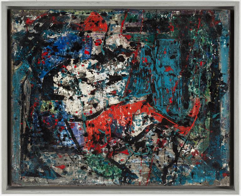 INGER EKDAHL, oil on canvas, signed Inger Ekdahl and dated 52 on verso.