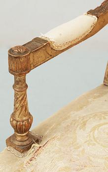 Soffa, Louis XVI stil, 1860-tal.