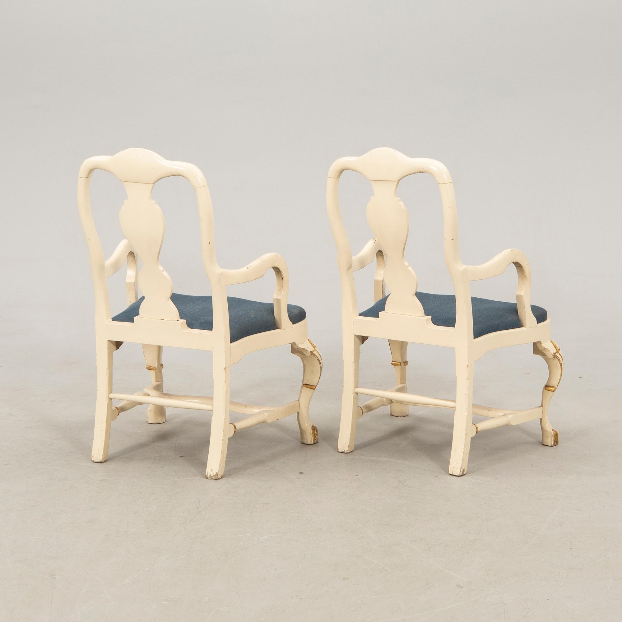 Armchairs, 2 pcs, Rococo style, first half of the 20th century.