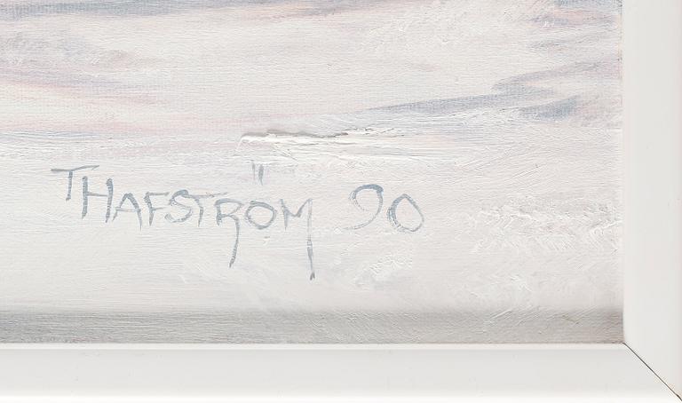 THOMAS HAFSTRÖM, olja på duk, sign.