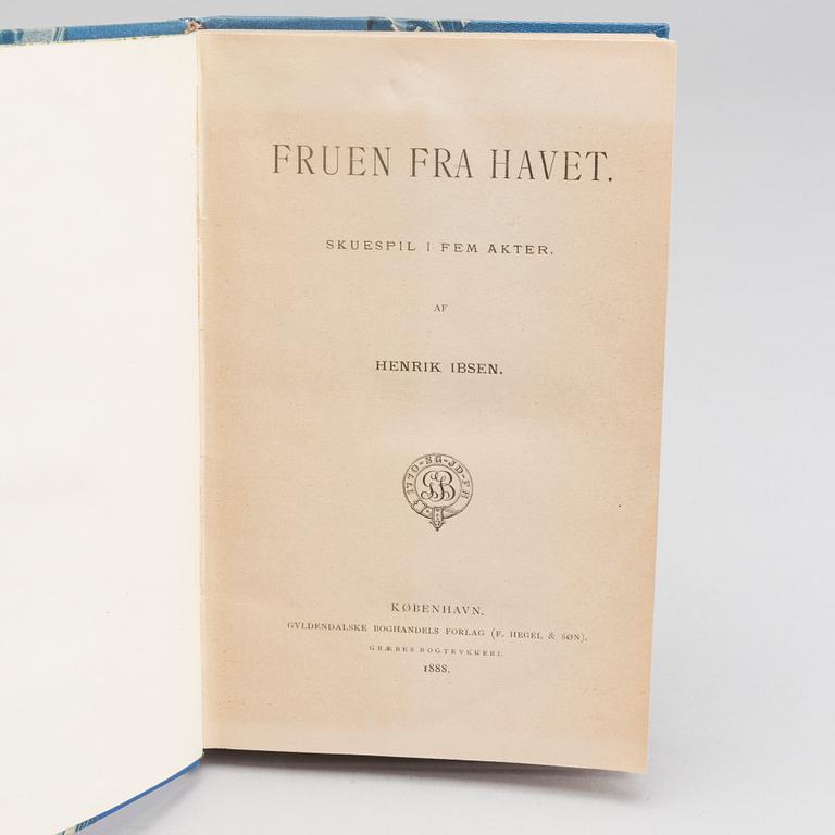 HENRIK IBSEN, FRAUEN FRA HAVET, KÖPENHAMN, 1888.