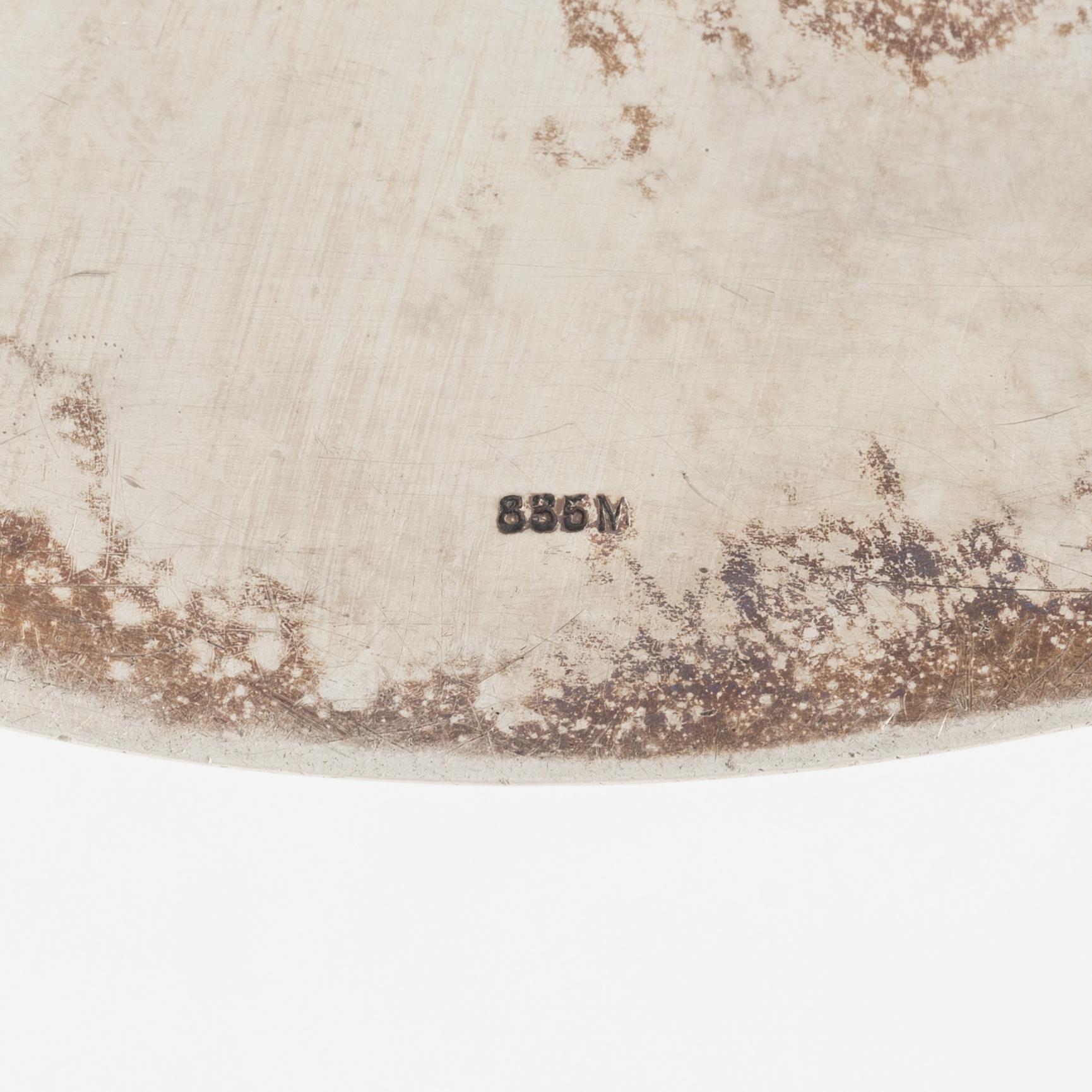 Sockerskrin, silver, svenska importstämplar, 1900-tal.