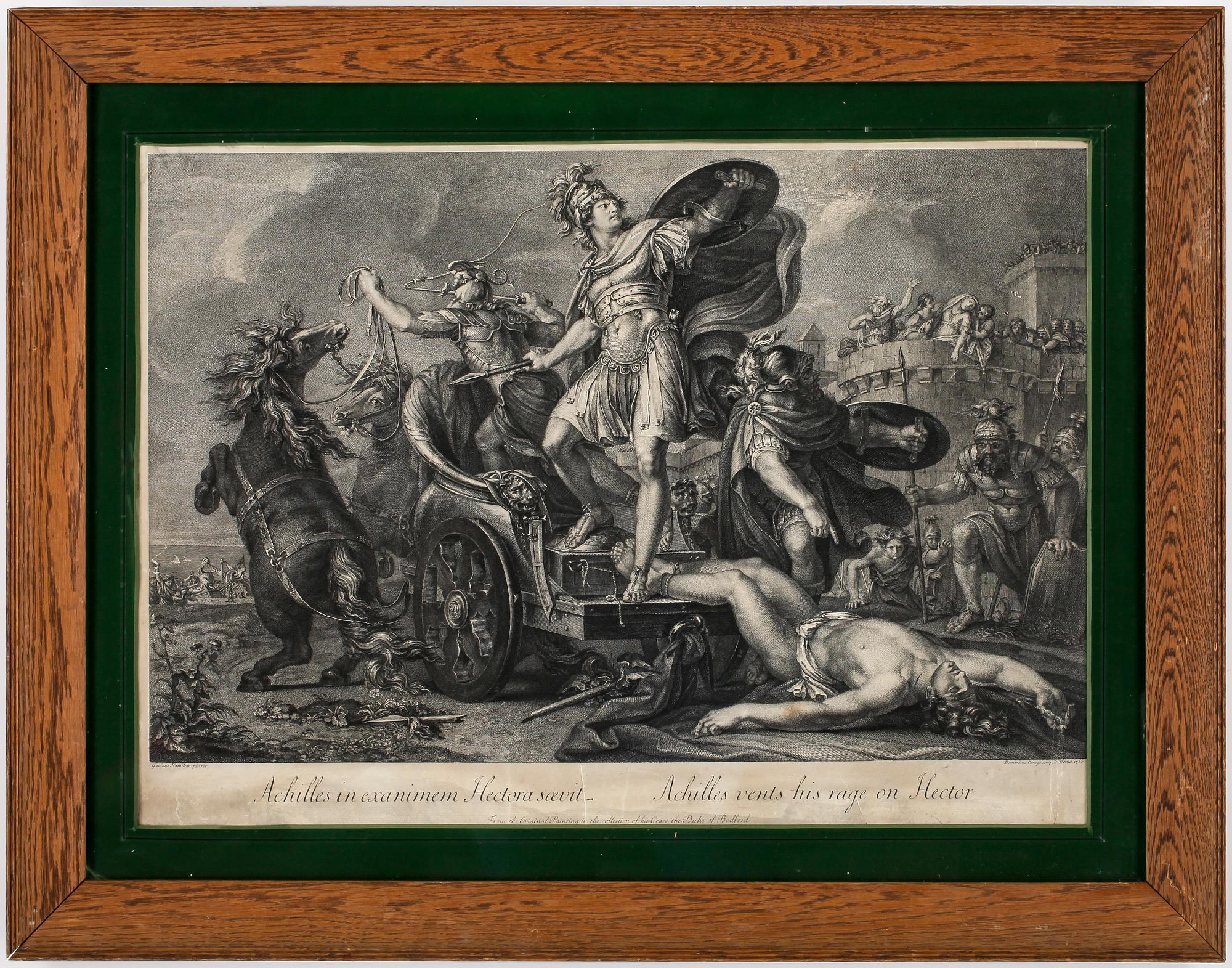 KOPPARSTICK, efter Hamilton, 1800-tal.