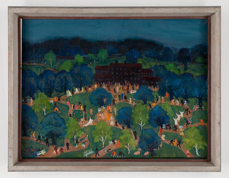 Carl Josef Alexandersson, "Dårhusparken" (In madhouse horticultural).