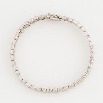 A fancy-link bracelet.