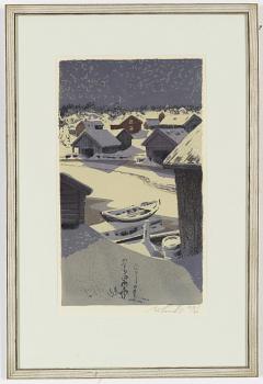 Roland Svensson, färglitografi, signerad och numrerad 24/60.