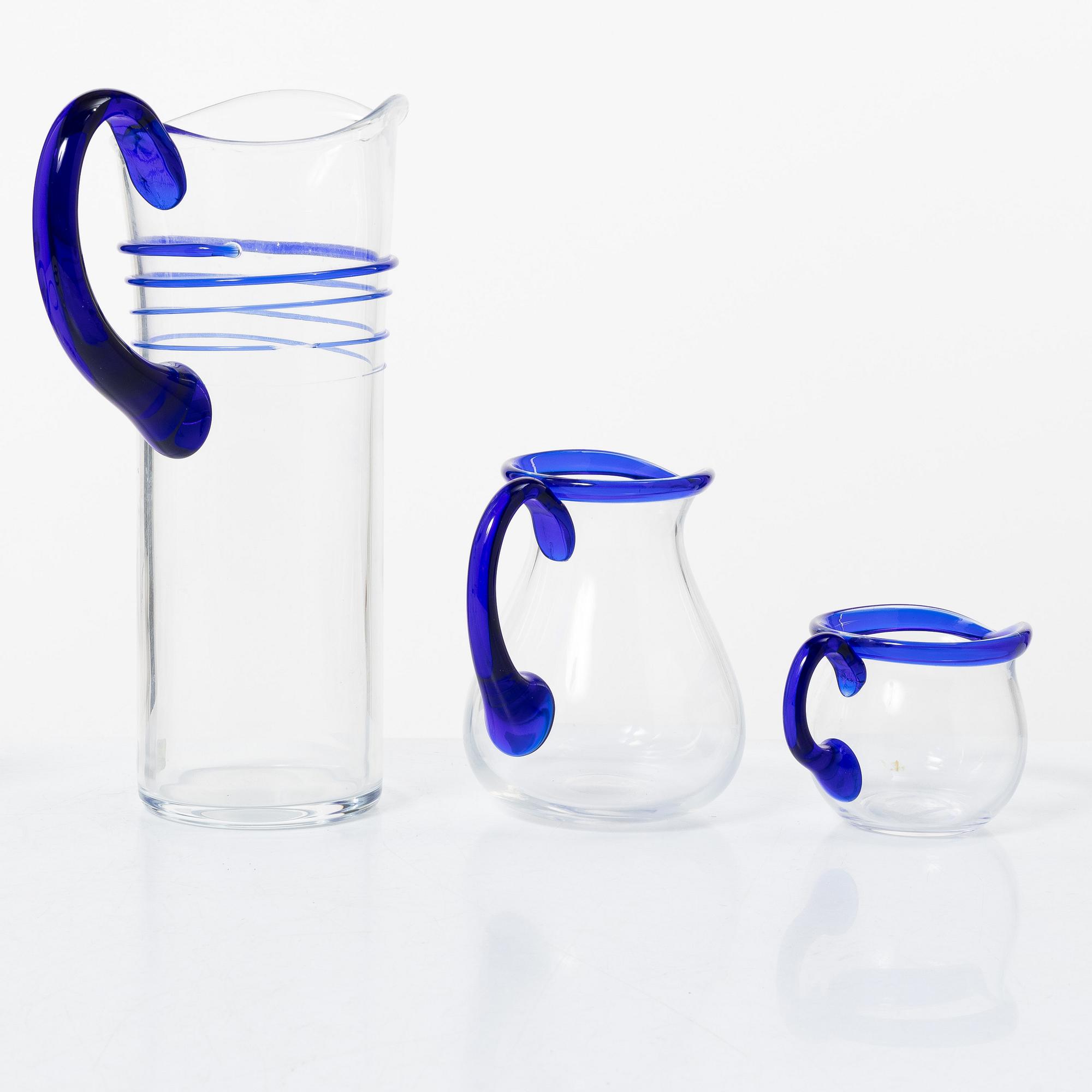 Glasservis, 23 delar, Bergdala, Sverige, 1900-talets senare del.