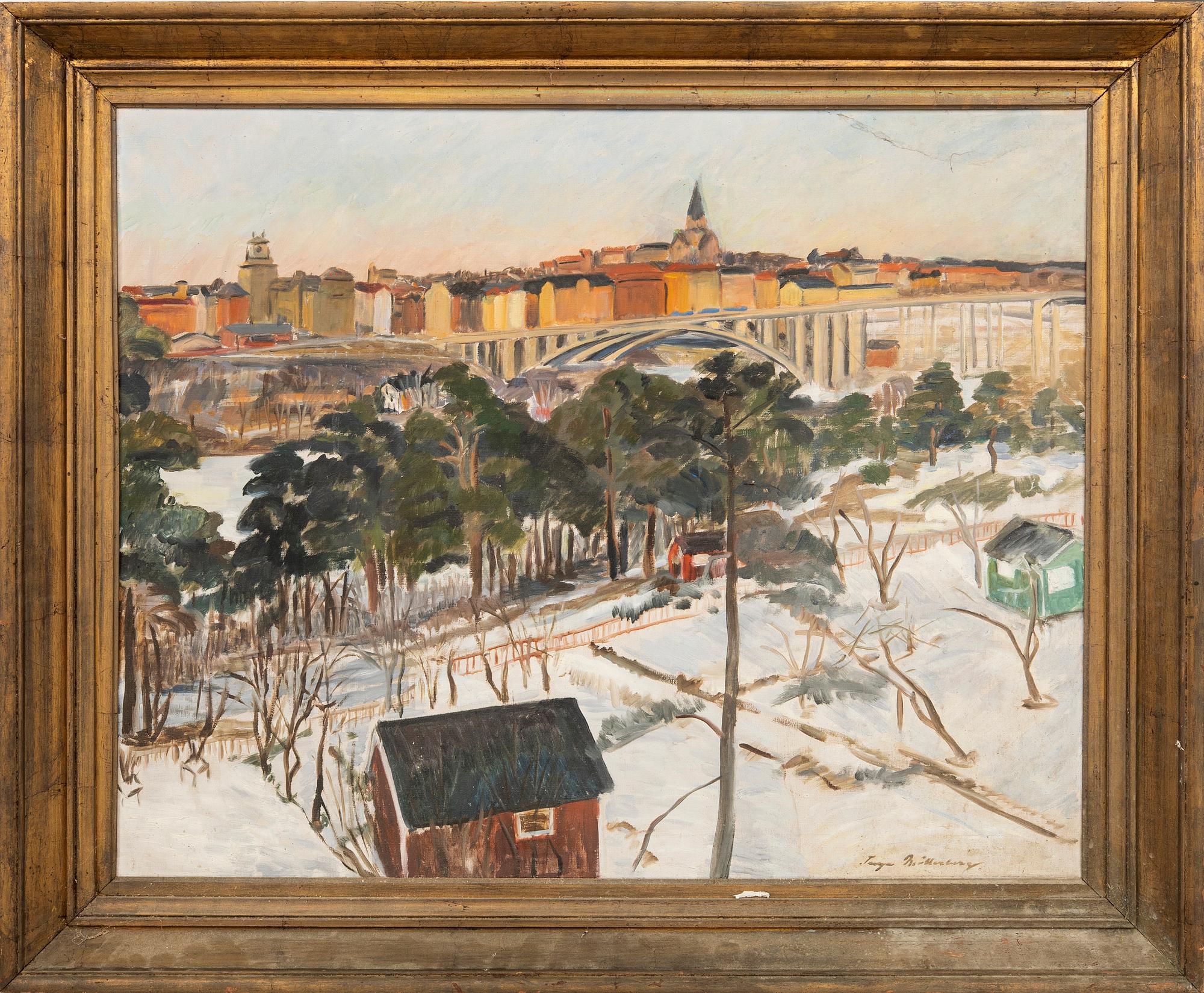 Inga Möllerberg, View of Stockholm.