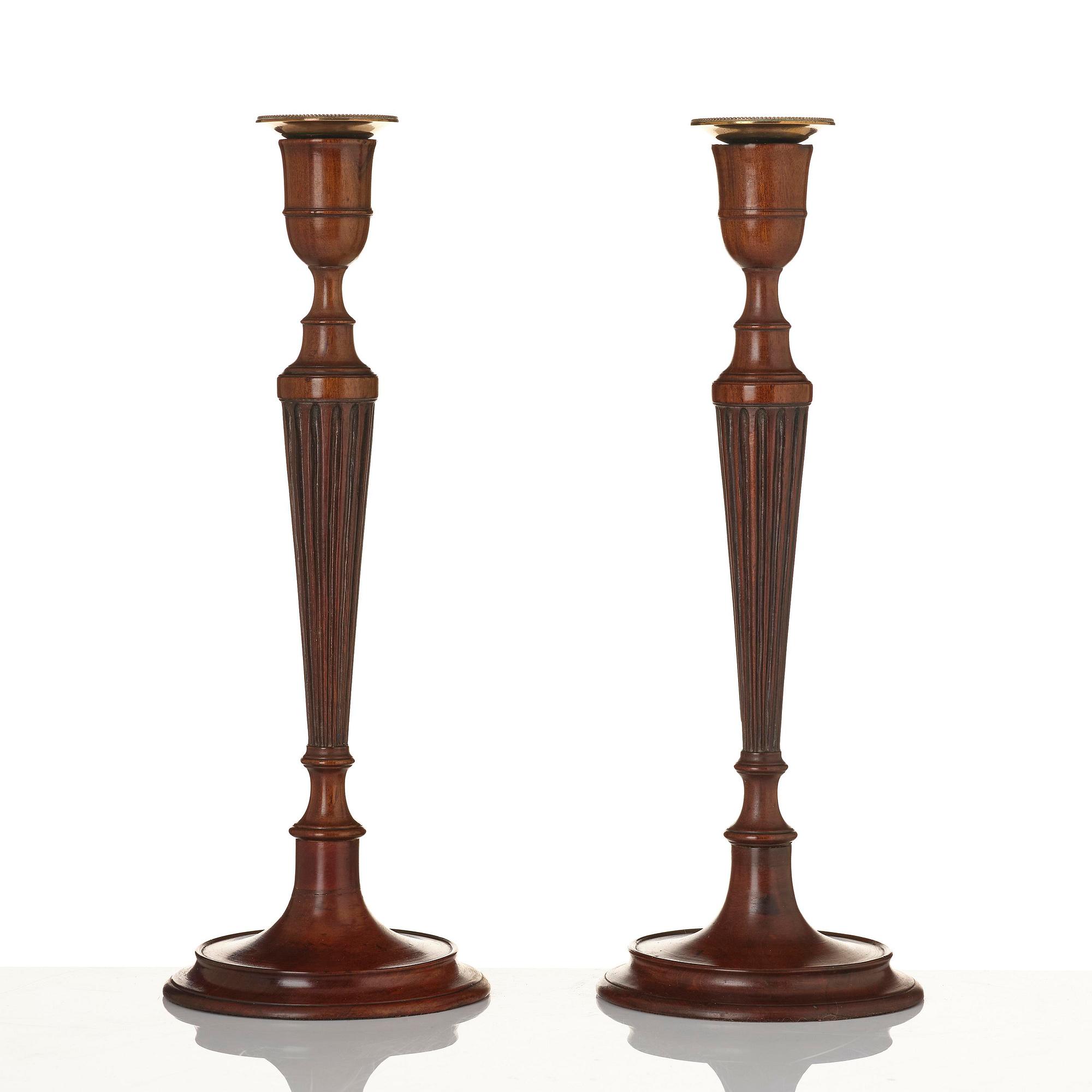 Ljusstakar, ett par, England, 1800-talets första hälft, Regency.