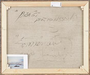 BENGT FRANSSON, olja på duk, sign.