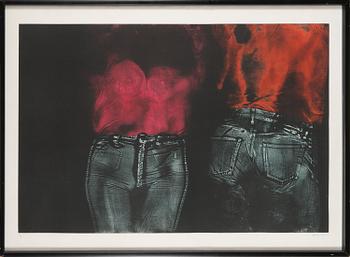George Segal, etching and aquatint, signed and dated -75, numbered 12/46.