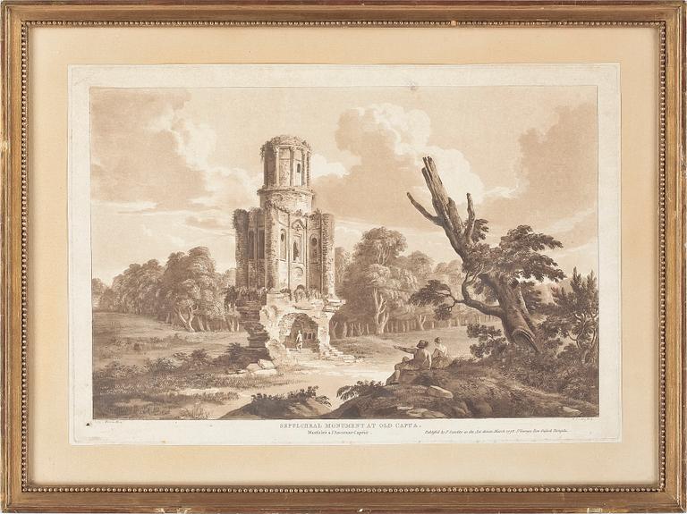PAUL SANDBY, akvatintlavering, publicerad 1778.