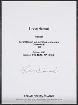 Sirous Namazi, "Flasher", 1997.