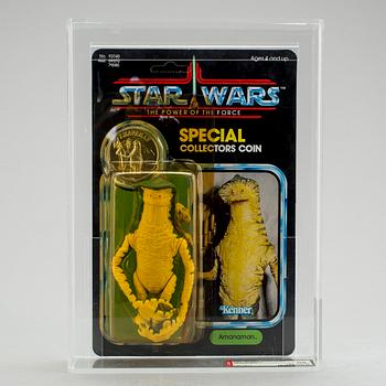 STAR WARS, Amanaman POTF 92 back AFA85 Y-NM+, Kenner 1985.