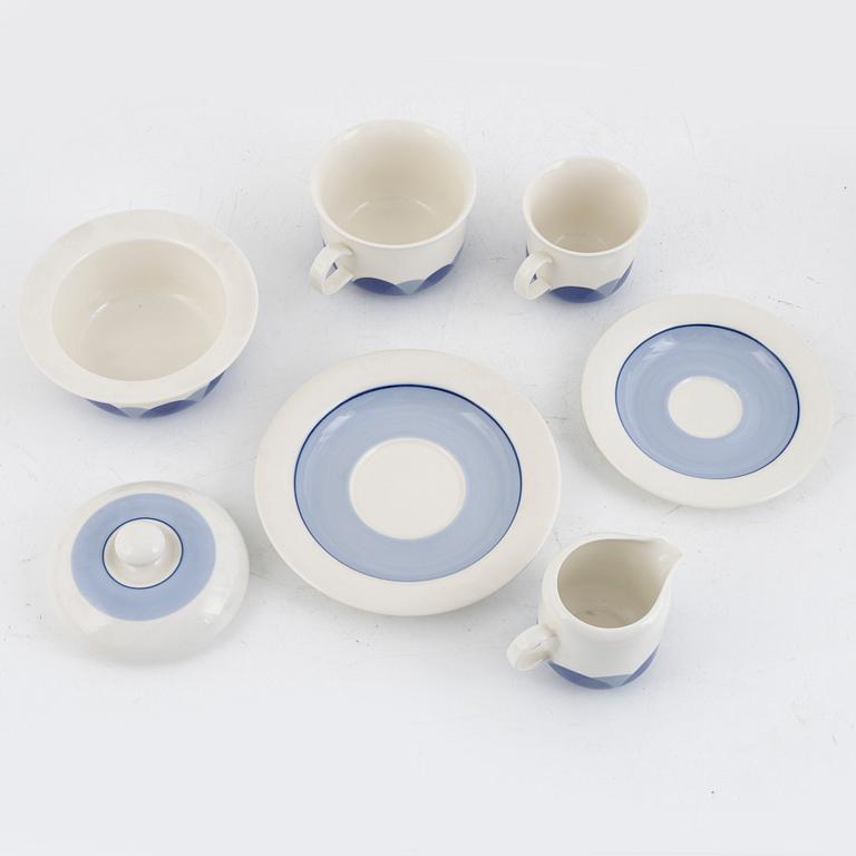 Service parts, 59 pieces, porcelain, "Pudas Arctica", Arabia.