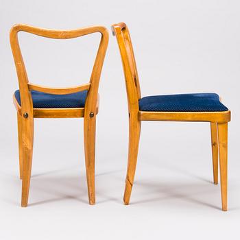 A pair of late 1940s chairs by Erkki Huttunen Architectural Office.