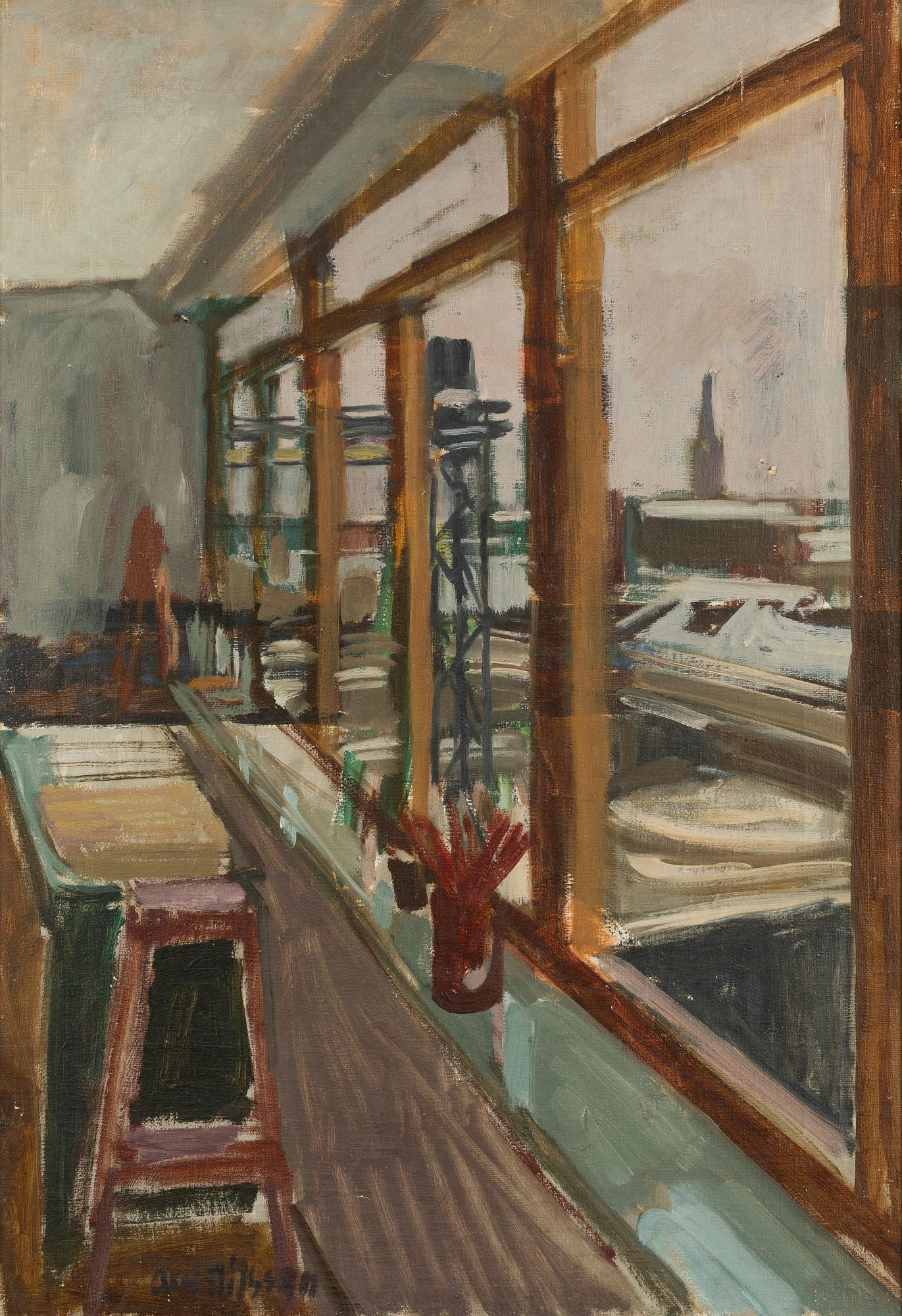 Axel Nilsson,  "Interiör från Stadsgården".