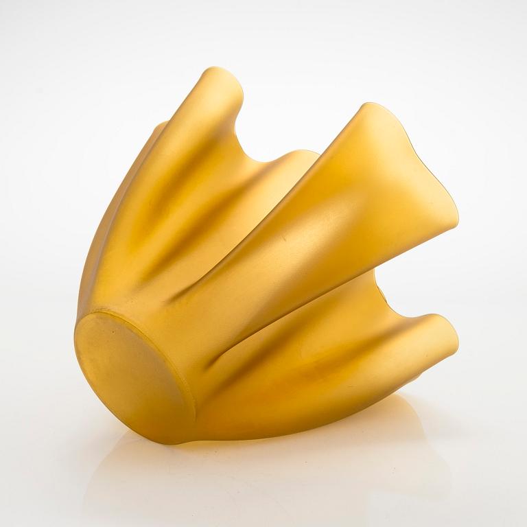 Pietro Chiesa, efter, vas, glas, "Cartoccio", Fontana Arte, osignerad.