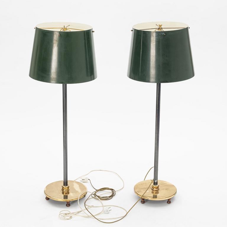 Josef Frank, a pair of model 2564 floor lamps for Firma Svenskt Tenn.