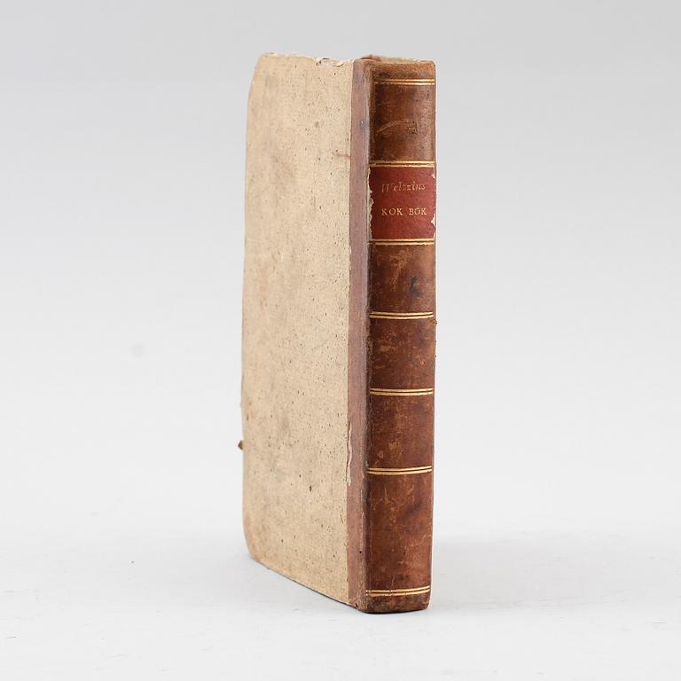 BOK: Ny Kokbok, av C Weltzin, Tidersrum 1814.
