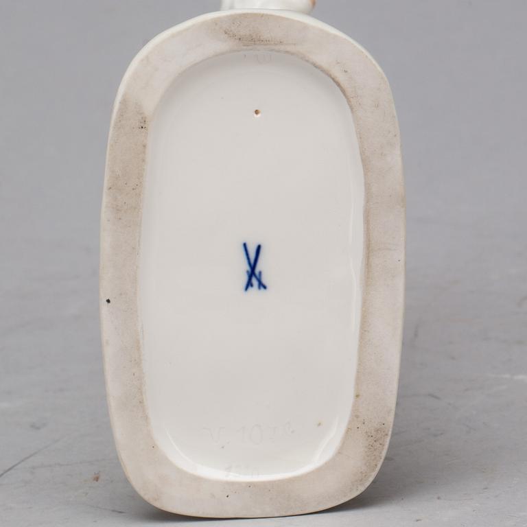 FIGURIN, porslin, Meissen.