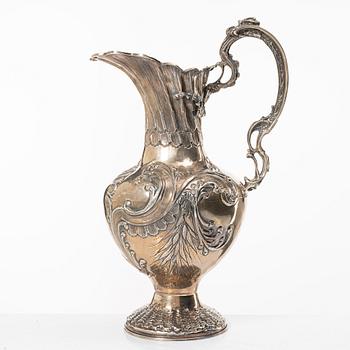 Lale Silverware & Co Ltd, a sterling silver pitcher, Istanbul, Turkey, 20th century.