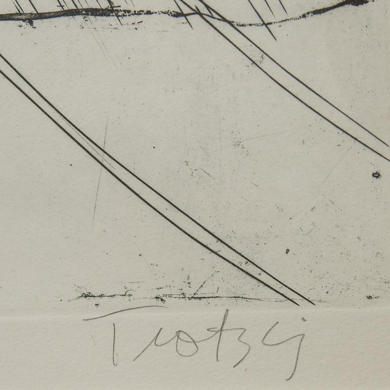 ULF TROTZIG, färgetsning, signerad o numrerad 26/150.