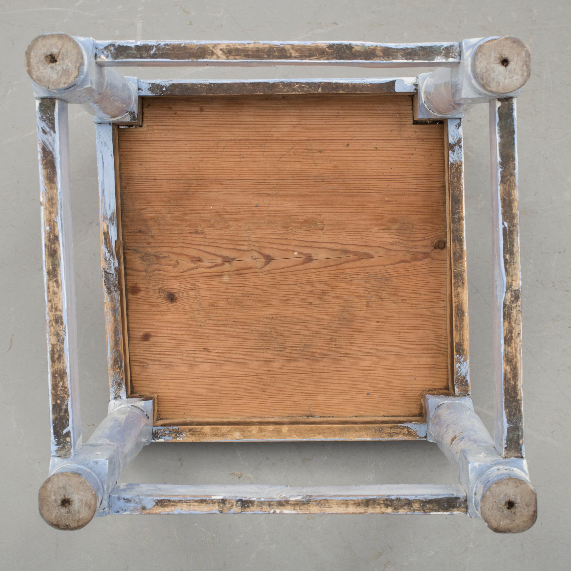 STOLAR, 5 stycken, provinsarbeten i barock, 1700-/1800-tal.