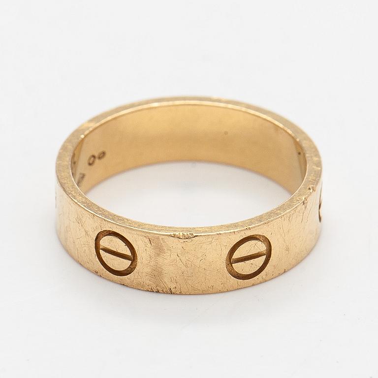Cartier, "Love", sormus, 18K kultaa.