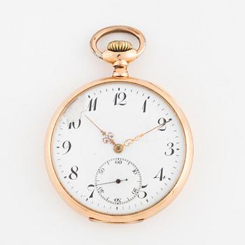 POCKET WATCH, case marked "JW", 50 mm.