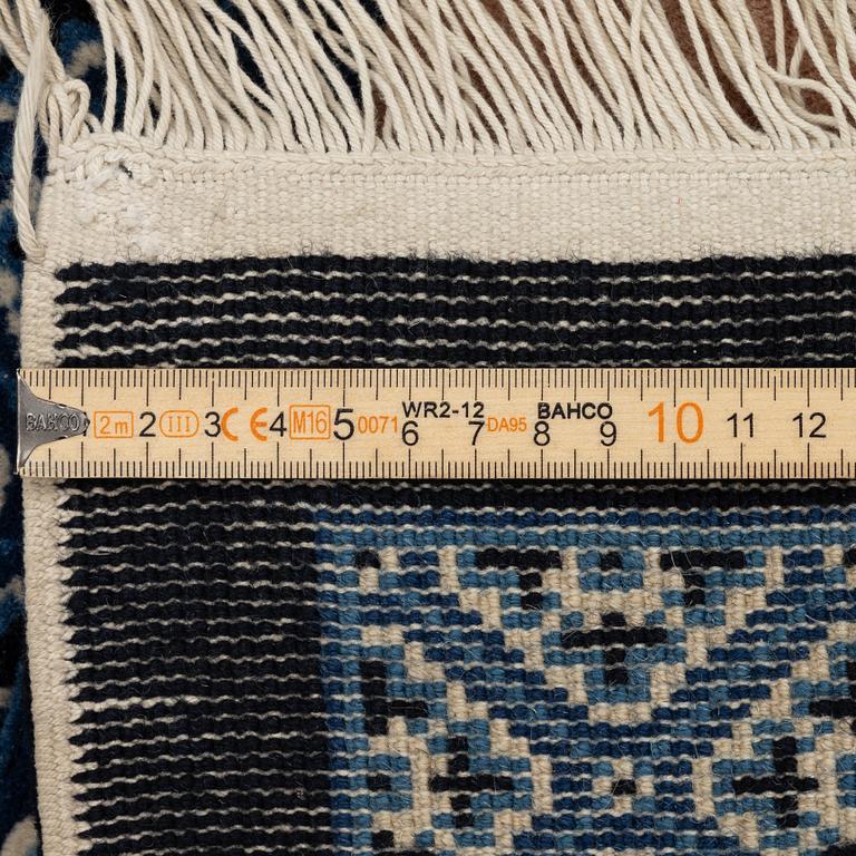 A pictorial chinese rug,  c. 153 x 78 cm.